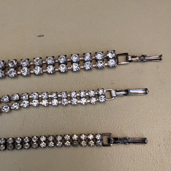 Vintage Rhinestone Bracelets - Picture 4 of 5